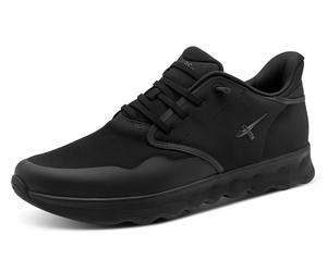 Slip-On Sneaker TAMARIS, Herren, Gr. 41, schwarz, Lederimitat, Textil, unifarben, Schuhe, Freizeitschuh, Halbschuh mit Ortholite-Ausstattung, für Herren (62606111-41) schwarz