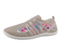Slip-On Sneaker TOM TAILOR "Patty", Damen, Gr. 40, beige multicolor, Textil, Schuhe, Freizeitschuh, Halbschuh, Slipper mit hübschen Blütendrucken (90739345-40) beige multicolor
