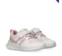 Slip-On Sneaker TOMMY HILFIGER, Mädchen, Gr. 24, weiß, pink, Lederimitat, Textil, Schuhe, Running Sneaker, Halbschuh, Schlupfschuh, Sportschuh mit Gummizug (17836517-24) weiß, pink