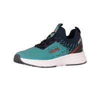 Slip-On Sneaker TROLLKIDS "KIDS BALESTRAND SNEAKER", Mädchen, Gr. 28, dusty turquoise, schwarz navy, glow orange, Synthetik, Schuhe (66335656-28) dusty turquoise, schwarz navy, glow orange
