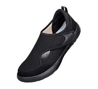 Slip on Sneakers Damen Atmungsaktiv Mesh Sommer Slip in Barfuss Schuhe Breite Füße Orthopädische Freizeitschuhe mit Klettverschluss Elegant Leichte Bequem Sommerschuhe Damen (C, 41.00)