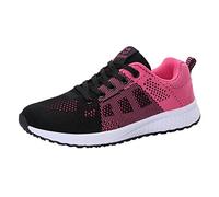 slip on sneakers damen Trachten Sneaker Orthopädische Turnschuhe Bequeme Rutschfest Walkingschuhe Freizeit Breite Füße Laufschuhe Arch Support Straßenlaufschuhe orthofeet schuhe damen Rosa 34