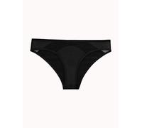 Slip PASSIONATA "BIANCA", Damen, Gr. 44, schwarz, Microfaser;Satin, Obermaterial: 79% Polyamid, 21% Elasthan, körpernah, Unterhosen Slip, leichte Satin-Mikrofaser, elastisch (51166143-44) schwarz