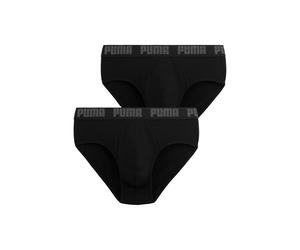 Slip PUMA "PUMA MEN EVERYDAY BRIEFS", Herren, Gr. S, schwarz, Jersey, Obermaterial: 95% Baumwolle, 5% Elasthan, bedruckt, unifarben, eng, Unterhosen Slip, mit Logobund (64768353-S) schwarz