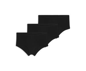 Slip PUMA "PUMA Mini-Shorts (3er-Pack) Damen", Damen, Gr. S, schwarz, 56% Baumwolle, 38% Modale, 6% Elasthan, Unterhosen Slip (20165868-S) schwarz