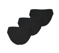 Slip PUMA "PUMA WOMEN MAINLINE BRIEFS", Damen, Gr. XXL, schwarz, Single Jersey, Obermaterial: 56% Baumwolle, 38% Modal, 6% Elasthan, körpernah, Unterhosen Slip, unifarben oder meliert (87058508-XXL) s