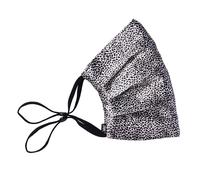 Slip Pure Silk Face Cover Black Leopard