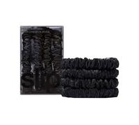Slip Pure silk skinny scrunchies Black