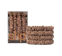 Slip Pure silk skinny scrunchies Light Brown