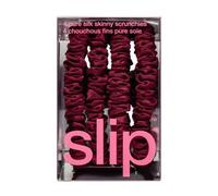 Slip Pure Silk Skinny Scrunchies Maroon Haargummi 4 Stk