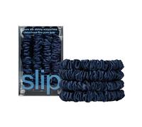 Slip Pure Silk Skinny Scrunchies Navy
