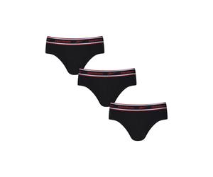 Slip REEBOK "CHASE", Herren, Gr. L, schwarz, Single Jersey, Obermaterial: 95% Baumwolle, 5% Elasthan, unifarben, eng, Unterhosen Slip, basic, bequem, atmungsaktiv, mit Logo, breiter Bund, Baumwollmix
