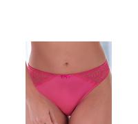 Slip S.OLIVER "Denise", Damen, Gr. 36/38, pink, Spitze, Obermaterial: 86% Polyamid, 14% Elasthan, Unterhosen Slip, mit Zierschleife und kleinem Glitzeraccessoire (46340943-36) pink