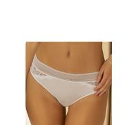 Slip S.OLIVER "Elise" Gr. 40/42, beige (creme) Damen Unterhosen Klassische Slips aus graphischer Spitze (36089142-40)