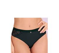 Slip S.OLIVER "Romane", Damen, Gr. 32/34, grün (piniengrün), Spitze, Obermaterial: 86% Polyamid, 14% Elasthan, Unterhosen, mit graphischer Spitze in transparenter Optik (31953066-32) piniengrün