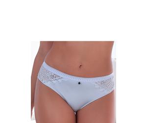 Slip S.OLIVER "Romane", Damen, Gr. 36/38, eisblau, Spitze, Obermaterial: 86% Polyamid, 14% Elasthan, Unterhosen Slip, mit graphischer Spitze in transparenter Optik (64919360-36) eisblau