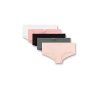 Slip SANETTA "Slip Cutbrief 5er Pack 5er Pack", Mädchen, Gr. 164, bunt (schwarz, grün, rosa), Obermaterial: 95% Baumwolle CO. 5% Elasthan EL., Unterhosen Slip (17251405-164) schwarz, grün, rosa
