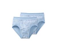 Schiesser Sportslip Essentials - 2er-Pack Hellblau Größe M Herren