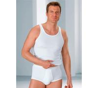 Slip SCHIESSER, Herren, Gr. 12, 1 Stk., weiß, 100% Baumwolle, Unterhosen Slip (334395-12) weiß