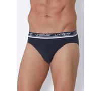UNCOVER by SCHIESSER Herren-Slip Rio – dunkelblau/weiß – Größe L
