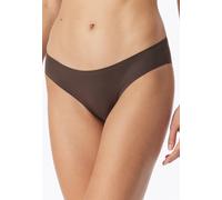 Slip SCHIESSER "Invisible Soft", Damen, Gr. 38, 330, deep braun, Single Jersey, Obermaterial: 70% Polyamid, 30% Elasthan, Unterhosen Slip (46034746-38) 330, deep braun