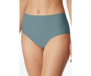 Slip SCHIESSER "Invisible Soft", Damen, Gr. 44, mineral, Single Jersey, Obermaterial: 70% Polyamid, 30% Elasthan, körpernah, Unterhosen Slip, Microfaser, Lasercut-Abschlüsse, hoher Bund (89518207-44)