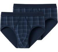 Schiesser Herren 2 PACK Sportslip mit Eingriff - Classic, dunkelblau_172691, 10/ 4XL