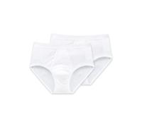 Schiesser Herren Sportslip Classic Feinripp 2er Pack (Farbe: weiß / Größe: 10 (4XL))