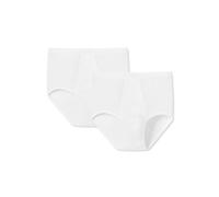 Slip SCHIESSER "Slip 2er Pack", Herren, Gr. XXL, weiß, Obermaterial: 100% Baumwolle CO., Unterhosen Slip (63794764-XXL) weiß