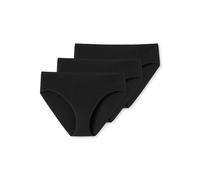Schiesser essential Slip 3er Pack - Damen - 3x schwarz in Größe 44