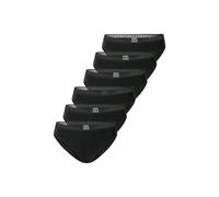 SCHIESSER Damen Rio-Slips, 6er Pack - 6Pack Rio Slip, Stretch Cotton, uni Schwarz M