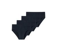Slip SCHIESSER "Slip ESSENTIALS 4er Pack", Damen, Gr. 3XL, blau, Obermaterial: 100% Baumwolle CO., Unterhosen Slip (90363232-XXXL) blau