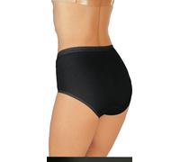 Taillenslip SPEIDEL, Damen, Gr. 42, 2 Stk., schwarz, 92% Baumwolle, 8% Elasthan, Unterhosen Taillenslip, Topseller (236535-42) schwarz