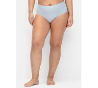 Slip SHEEGO, Damen, Gr. 52, 2 Stk., blau (marine, hellblau), 95% Baumwolle, 5% Elasthan, Unterhosen Slip (51318320-52) marine, hellblau