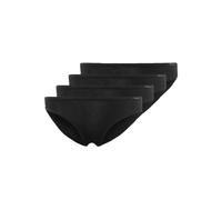 Slip SKINY "Slip 4er Pack", Damen, Gr. M, schwarz, Obermaterial: 96% Baumwolle CO. 4% Elasthan EL., Unterhosen Slip (11418029-M) schwarz