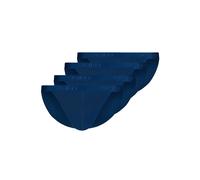 Slip SKINY "Slip 4er Pack", Herren, Gr. L, blau, Obermaterial: 100% Baumwolle CO., Unterhosen Slip (72574561-L) blau
