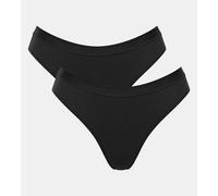 sloggi Damen GO Casual High leg 2P, BLACK, S