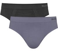 Slip SLOGGI "men GO Smooth Brief C2P" Gr. M, schwarz (black combination) Herren Unterhosen (65830835-M) black combination