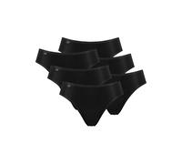Slip SLOGGI "Slip 6er Pack", Damen, Gr. 40, schwarz, Obermaterial: 88% Polyamid PA. 12% Elasthan EL., Unterhosen Slip (30542736-40) schwarz