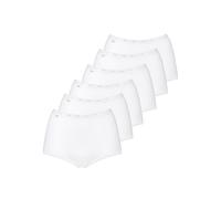 Slip SLOGGI "Slip 6er Pack", Damen, Gr. 56, weiß, Obermaterial: 95% Baumwolle CO. 5% Elasthan EL., Unterhosen Slip (95057767-56) weiß