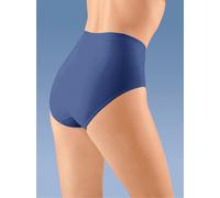 Slip SPEIDEL, Damen, Gr. 52, 4 Stk., blau (jeansblau, erika), 92% Baumwolle, 8% Elasthan, Unterhosen Slip (68656304-52) jeansblau, erika
