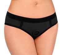 Slip „Strap-on" aus weicher Mikrofaser Bad Kitty schwarz 90% Polyester, 10% Elasthan