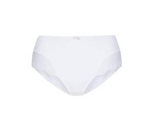 Slip SUSA "Damen Slip London", Damen, Gr. 42, weiß, Stoff, Obermaterial: 75% Polyamid PA. 25% Elasthan EL., Unterhosen Slip (17410856-42) weiß
