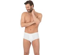 Slip TRIGEMA "TRIGEMA Slip Doppelripp im Doppelpack", Herren, Gr. 7, 2 Stk., weiß, 100% Baumwolle (Bio-Baumwolle kbA), Unterhosen Slip (787821-7) weiß