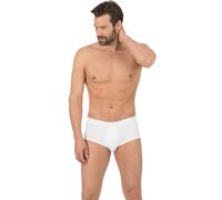 Slip TRIGEMA "TRIGEMA Slip Feinripp im Doppelpack", Herren, Gr. 7, 2 Stk., weiß, 100% Baumwolle (Bio-Baumwolle kbA), Unterhosen Slip (344506-7) weiß