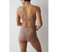 Slip TRIUMPH "Comfort Contour Maxi", Damen, Gr. XL, chocolate mousse, Microtouch, Obermaterial: 59% Polyamid, 41% Elasthan, Unterhosen Slip, flache formende Spitze (84893907-XL) chocolate mousse