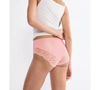 Slip TRIUMPH "Pretty Micro Maxi", Damen, Gr. M, rosa (strawberry cream), Microfaser, Obermaterial: 61% Polyamid, 39% Elasthan, unifarben, körpernah, Unterhosen Slip, nahtlos (34868029-M) strawberry cr