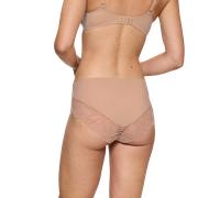Slip TRIUMPH "Pretty Micro Maxi", Damen, Gr. XS, beige (neutral beige), Microfaser, Obermaterial: 61% Polyamid, 39% Elasthan, körpernah, Unterhosen Slip, nahtlos (47625504-XS) neutral beige