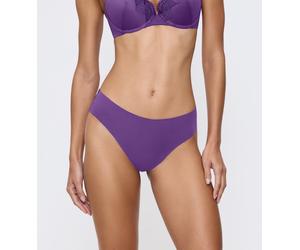 Slip TRIUMPH "Pretty Micro Tai", Damen, Gr. M, lila (lila passion), Microfaser, Obermaterial: 89% Polyamid, 11% Elasthan, körpernah, Unterhosen Slip, nahtlos (22694866-M) lila passion