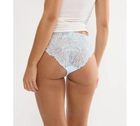 Slip TRIUMPH "Pretty Micro Tai", Damen, Gr. XL, light blau, Microfaser, Obermaterial: 86% Polyamid, 14% Elasthan, körpernah, Unterhosen Slip, nahtlos (13281016-XL) light blau